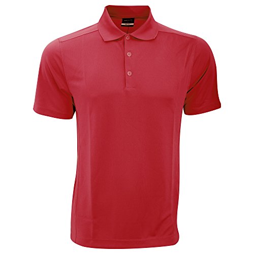 NIKE - Polo de Deporte/Deportivo Modelo Dry-Fit para Hombre/Caballero - Verano/Vacaciones/Deporte/Ejercicio (S) (Rojo Varsity)