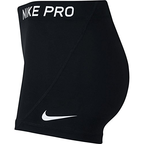 NIKE Pro - Mallas Cortas para Mujer Negro Blanco/Negro Talla:Large