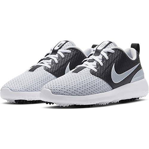 Nike Roshe G, Zapatos de Golf Mujer, Pure Platinum Pure Platinum Black White, 38.5 EU