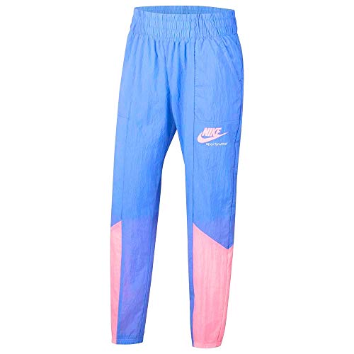 Nike Sportswear Heritage Big Kids - Pantalones de tejido para mujer azul XL