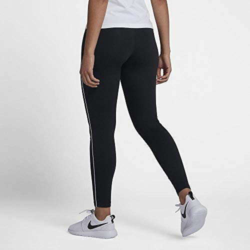 Nike Sportswear - Leggings, Mujer, Negro (Black/White), XS