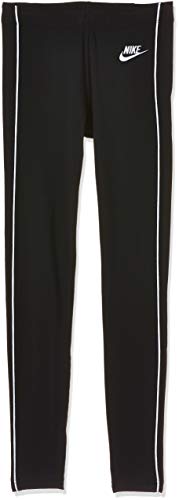 Nike Sportswear - Leggings, Mujer, Negro (Black/White), XS