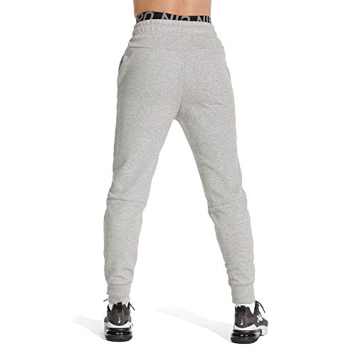 NIKE Sportswear Tech Fleece Pantalón, Mujer, dk Grey Heather/Matte Silver/White, M