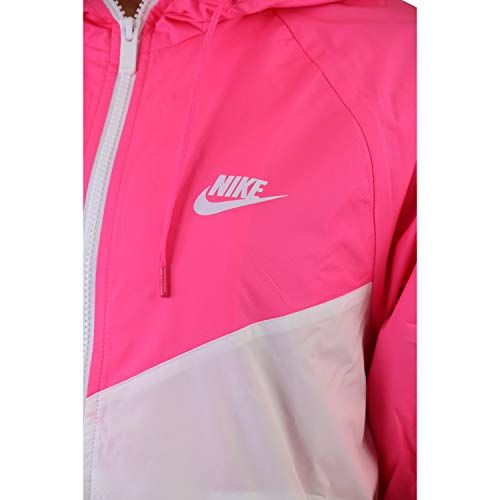 Nike Sportswear Windrunner - Chaqueta para mujer, color rosa Rosa (Hyper Pink/White) XL