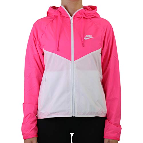 Nike Sportswear Windrunner - Chaqueta para mujer, color rosa Rosa (Hyper Pink/White) XL