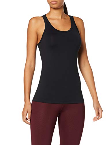 NIKE The Get Fit Tank Camiseta sin Mangas, Mujer, Black/(Black), M