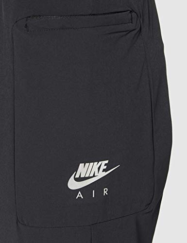 NIKE W Nk Air Pant Pantalones de Deporte, Mujer, Black/(Reflective silv), S