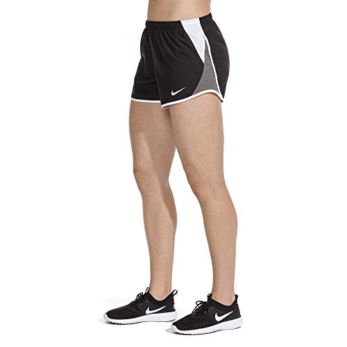 Nike W Nk Dry 10k Pantalón Corto, Mujer, Negro (Black / White / Dark Grey / Wolf Grey), XS