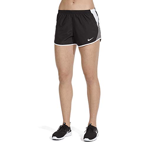 Nike W Nk Dry 10k Pantalón Corto, Mujer, Negro (Black / White / Dark Grey / Wolf Grey), XS