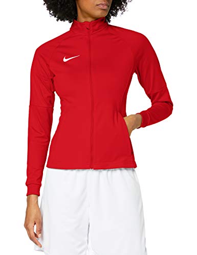 Nike W NK Dry Acdmy18 Trk Jkt K Sport jacket, Mujer, University Red/ Gym Red/ White, M