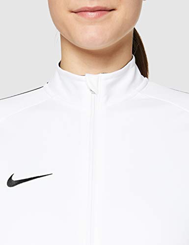 Nike W NK Dry Acdmy18 Trk Jkt K Sport jacket, Mujer, White/ Black/ Black, M