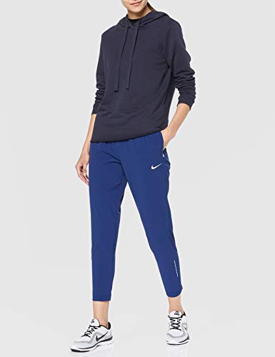 NIKE W Nk Essntl Pant 2 7_8 Pantalones de Correr, Mujer, Azul (Blue Void/Blue Void/Reflective), L