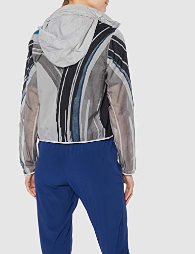 NIKE W NK IMP LT JKT HD EVA Chaqueta, Mujer, Atmosphere Grey/Reflective SIL, XS
