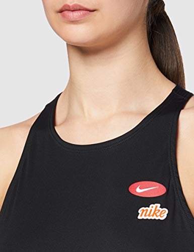 NIKE W Nk Nvlt TP BT Icnclsh Camiseta sin Mangas, Mujer, Black, S