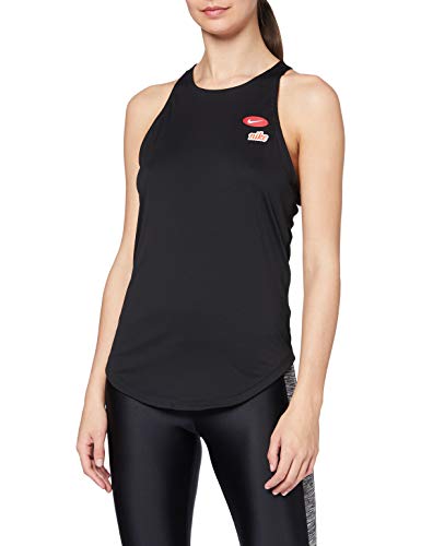 NIKE W Nk Nvlt TP BT Icnclsh Camiseta sin Mangas, Mujer, Black, S