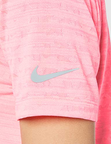 NIKE W Nk Znl Cl SS SP Jqrd Polo, Rosa (Rosa 686), X-Small (Tamaño del Fabricante:XS) para Mujer