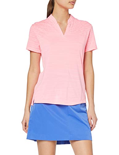 NIKE W Nk Znl Cl SS SP Jqrd Polo, Rosa (Rosa 686), X-Small (Tamaño del Fabricante:XS) para Mujer