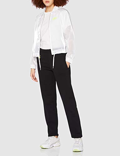 NIKE W NSW Air Jkt Sheen - Chaqueta Deportiva para Mujer, Color Blanco y voltios, Talla M