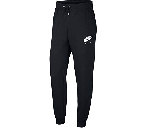 NIKE W NSW Air Pant FLC BB Sport Trousers, Mujer, Black/(Ice Silver), XS