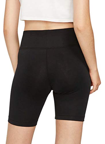 NIKE W NSW Legasee Bike Short Sport Shorts, Mujer, Black/Black/(White), L