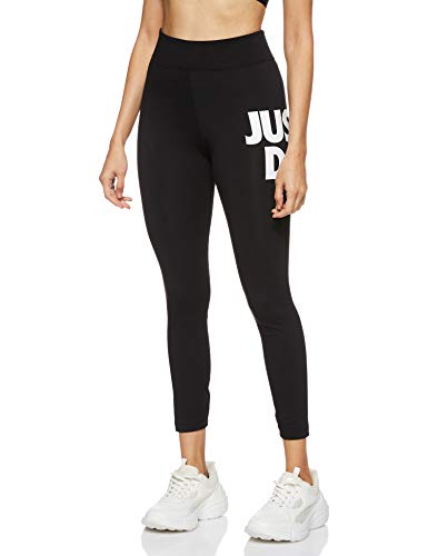 NIKE W NSW Legasee Lggng 7/8 JDI Pantalones de Deporte, Mujer, Black/White, L