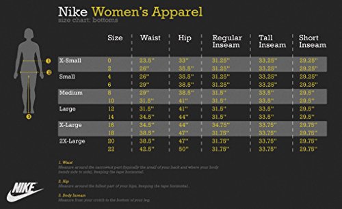 NIKE Women's Sportswear Leggings Mallas, Mujer, Negro/Blanco, L