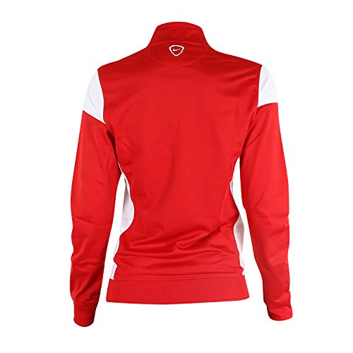 Nike W'S Academy14 Sdln Knit Jkt - Chaqueta para mujer, color rojo/blanco (university red/white/white), talla L