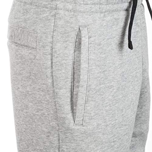 NIKE Y FLC TM CLUB19 Pantalones Cortos de Deporte, Unisex niños, dk Grey Heather/Dark Steel Grey/Black/(Black), XS
