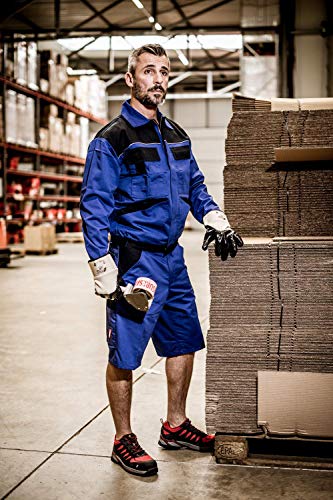 NITRAS Motion Tex Bermuda Laboral - Pantalón Corto de Trabajo - Azules
