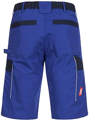NITRAS Motion Tex Bermuda Laboral - Pantalón Corto de Trabajo - Azules