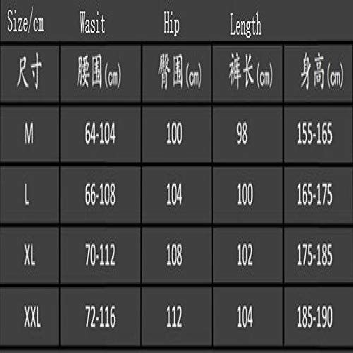 nobranded Pantalones de Hombre Pantalones de chándal Casuales con Estampado de Cuadros Escoceses Pantalones Delgados con cordón adecuados para Deportes al Aire Libre