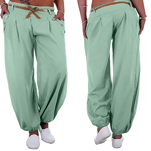 Nuevo Descuento Pantalones Mujer Promociones Casual Verano Yoga Suelto Pantalones Holgado Boho Aladdin Pantalones