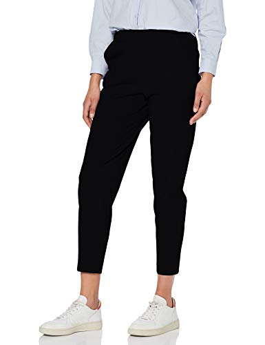 Object NOS Onlroberta L/s Top Wvn Pantalones, Negro (Black Black), 36 (Talla del Fabricante: 34) para Mujer