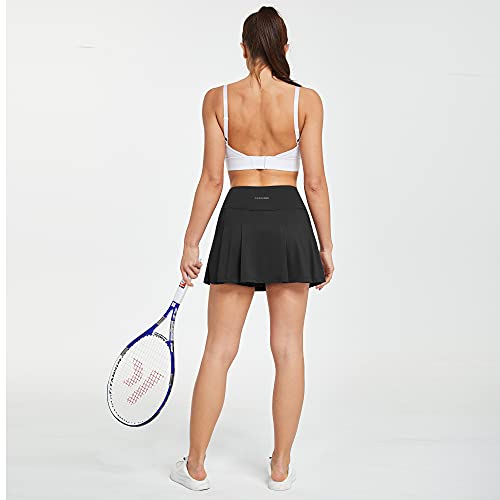 Ogeenier Falda de Tenis con Bolsillos para Mujer Falda Padel