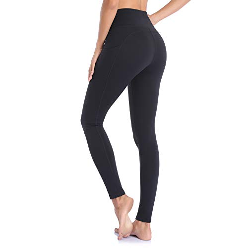 Ollrynns Leggins Deportivos Mujer Cintura Alta Pantalones Deportivos Mallas Leggings con Bolsillos para Running Training Fitness CA166