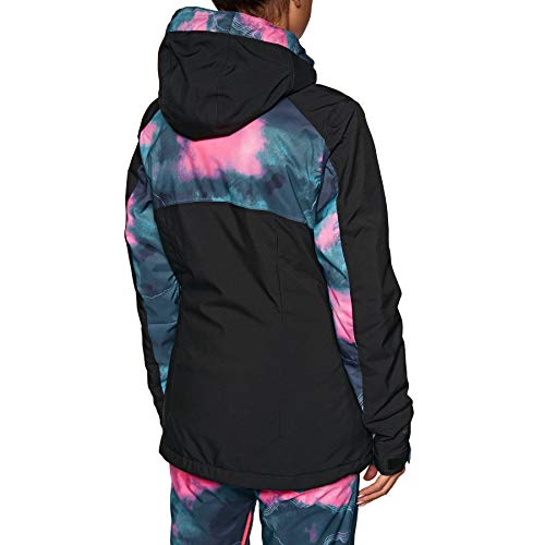 O'NEILL Snowboard Jacke Allure Jacket Chaquetas, Mujer, Azul/Rosa-Morado, Extra-Small
