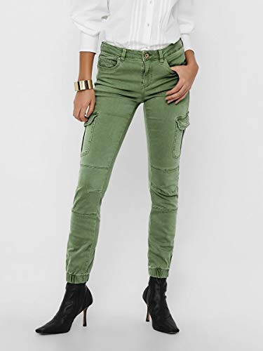 Only 15170889 Pantalones, Verde (Oil Green Oil Green), Talla Única (Talla del Fabricante: 40) para Mujer