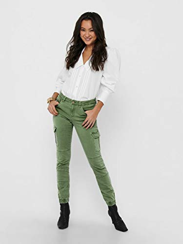 Only 15170889 Pantalones, Verde (Oil Green Oil Green), Talla Única (Talla del Fabricante: 40) para Mujer