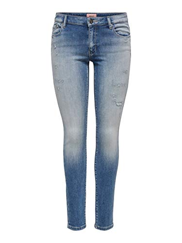 Only Onlcarmen Reg SK ANK Jogg DEST BB Ana716 Vaqueros, Mezclilla Azul Claro, XL / 32L para Mujer