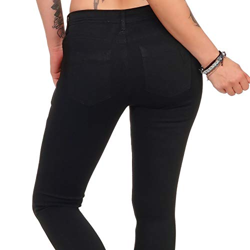 Only Onlcarmen Reg SK Black4ever Soo1796 Noos Vaqueros Skinny, Negro (Black Denim Black Denim), W27/L34 para Mujer