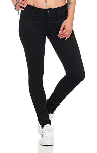 Only Onlcarmen Reg SK Black4ever Soo1796 Noos Vaqueros Skinny, Negro (Black Denim Black Denim), W27/L34 para Mujer