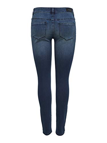 Only onlCARMEN REG SK DNM Jeans CRY1602 Noos Vaqueros Skinny, Azul (Dark Blue Denim), W28/L32 para Mujer