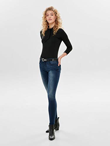 Only onlCARMEN REG SK DNM Jeans CRY1602 Noos Vaqueros Skinny, Azul (Dark Blue Denim), W29/L32 para Mujer