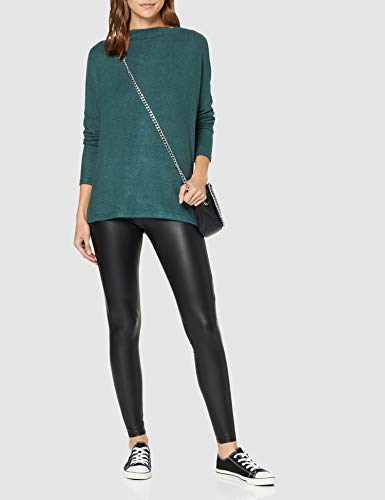 Only Onlcool Coated Legging Noos Leggings, Negro (Black Black), 36 (Talla del Fabricante: X-Small) para Mujer