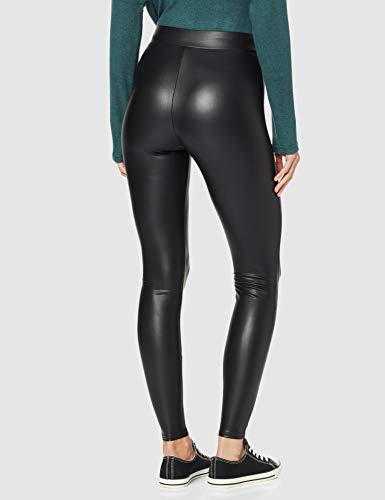 Only Onlcool Coated Legging Noos Leggings, Negro (Black Black), 36 (Talla del Fabricante: X-Small) para Mujer