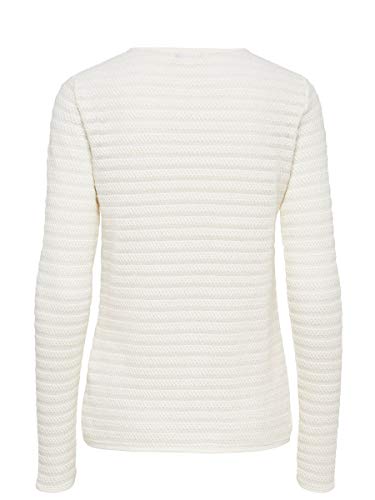 ONLY Onlcrystal Ls Cardigan Noos, Chaqueta para Mujer, Blanco (Cloud Dancer), 36 (Talla del Fabricante: X-Small)