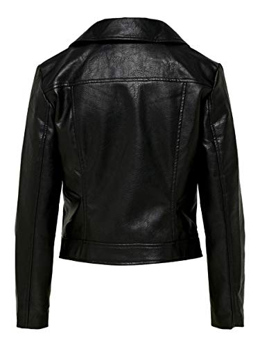 Only Onlenya Faux Leather Biker CC Otw Chaqueta, Negro (Black Black), 42 (Talla del fabricante: 40) para Mujer