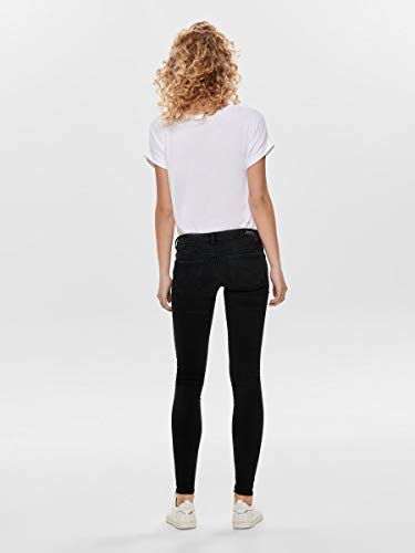 Only Onlfcoral SL SK JNS BB Az141700 Noos Vaqueros Skinny, Negro (Black Denim Black Denim), 38/L32 (Talla del Fabricante: 30) para Mujer