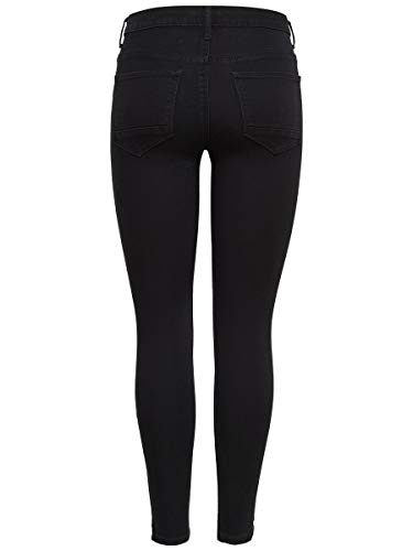 ONLY Onlkendell Eternal Ankle Black Vaqueros, 30 X-Large para Mujer