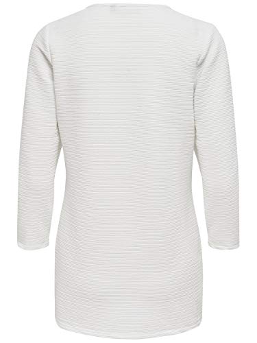 Only Onlleco 7/8 Long Cardigan Jrs Noos, Chaqueta Para Mujer, Blanco (Cloud Dancer Cloud Dancer), 38 (Talla Fabricante: M)